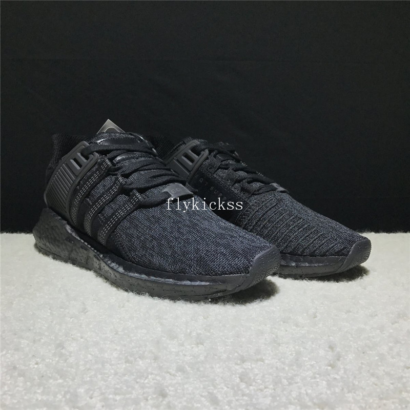 Real Boost Adidas EQT Support Pure Black